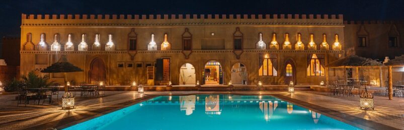 Kasbah Hotel Ziz Palace espace piscine